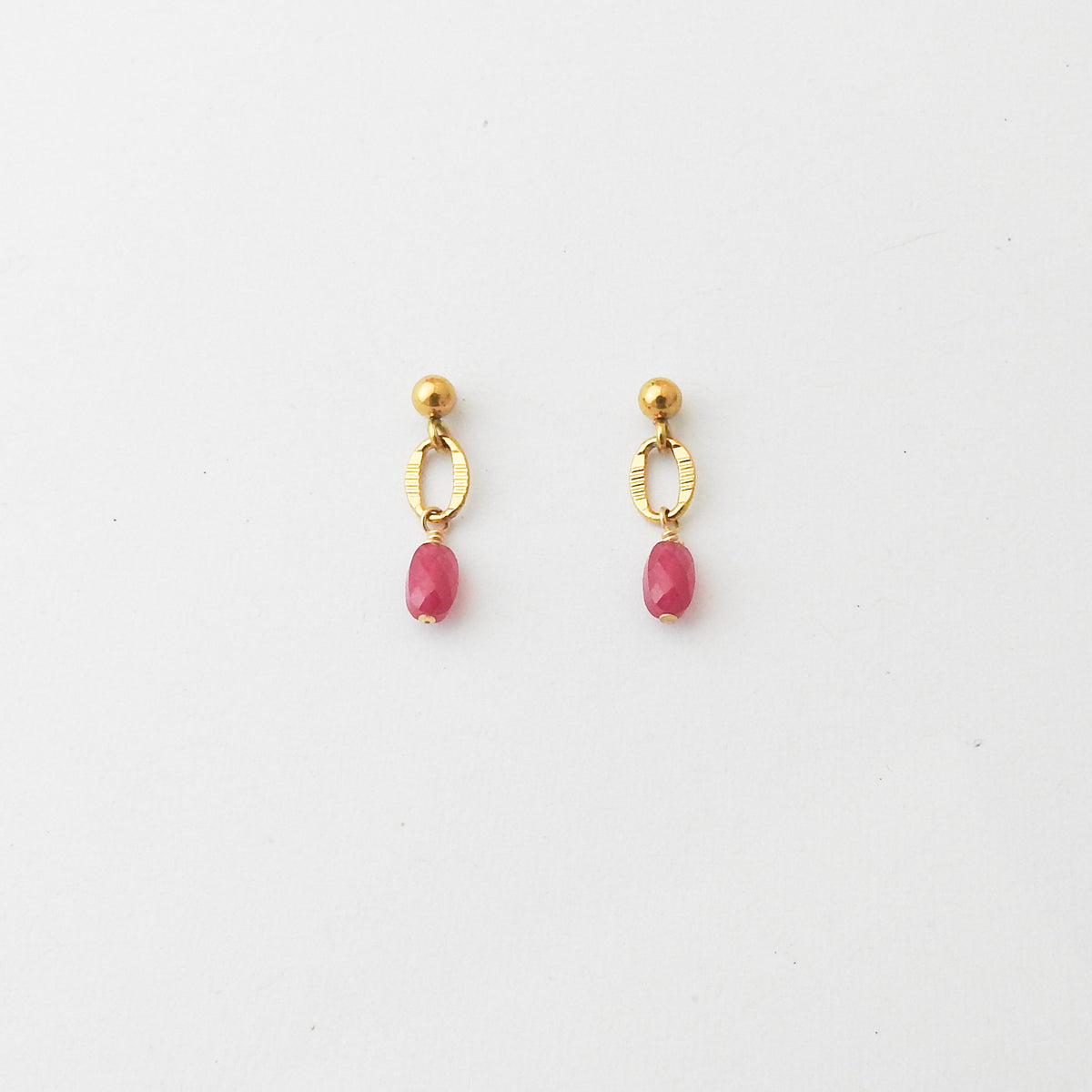 Doorila Earrings - Ruby