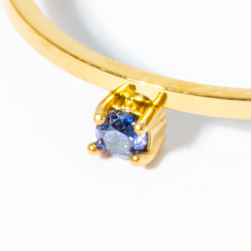 Collier de pierres de naissance en galets avec pierres naturelles