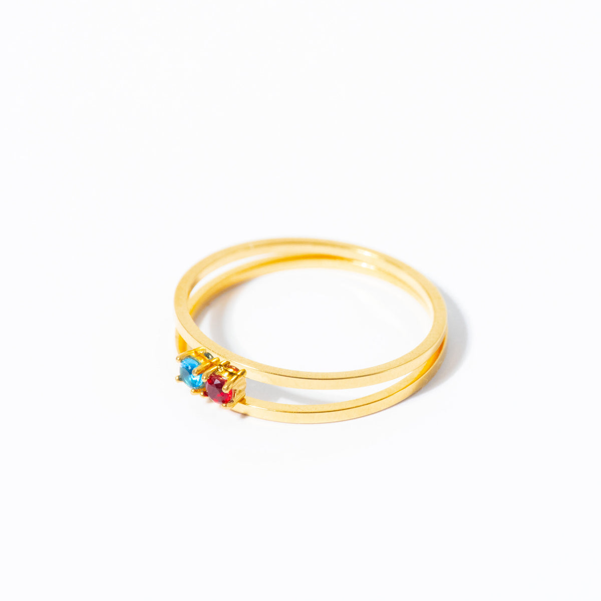 Collier de pierres de naissance en galets avec pierres naturelles