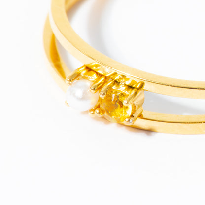 Collier de pierres de naissance en galets avec pierres naturelles
