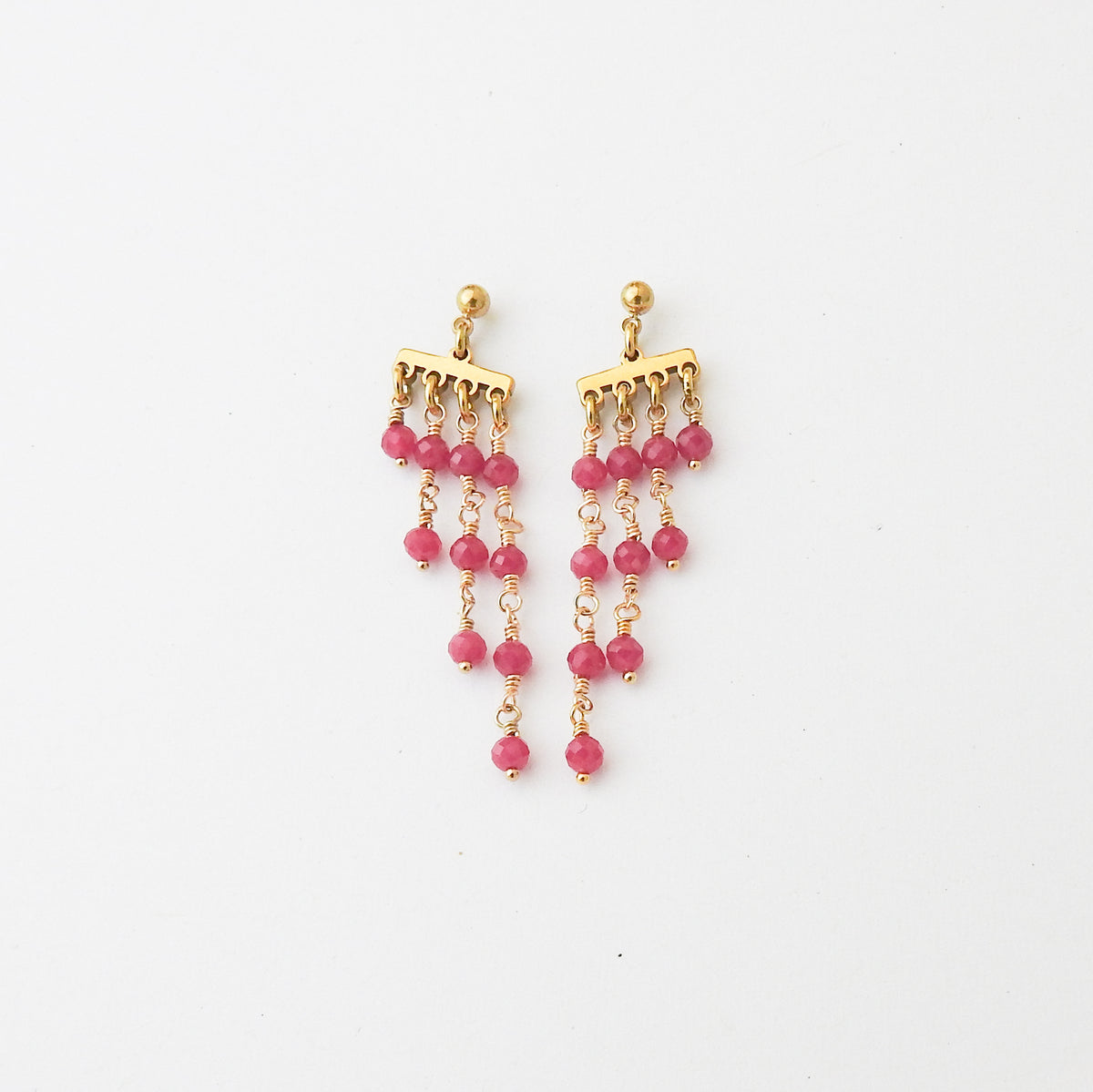 Ellery Earrings - Ruby