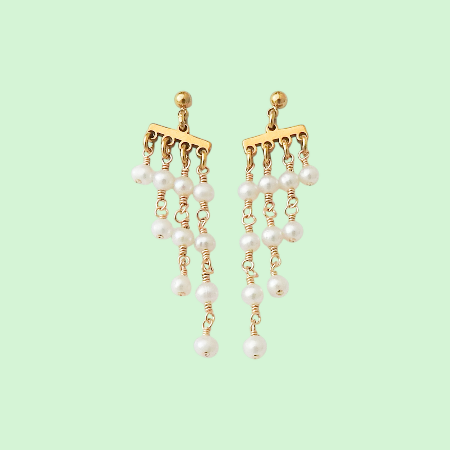 Ellery Earrings - Pearl