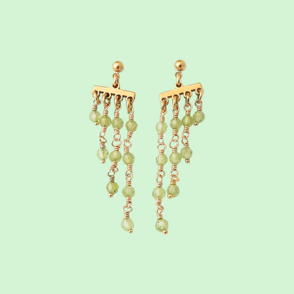 Ellery Earrings - Peridot