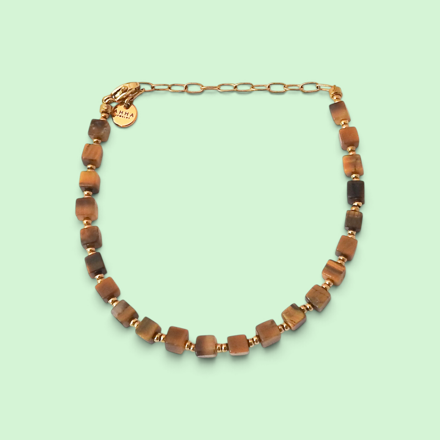 Gemini Bracelet With Tiger Eye
