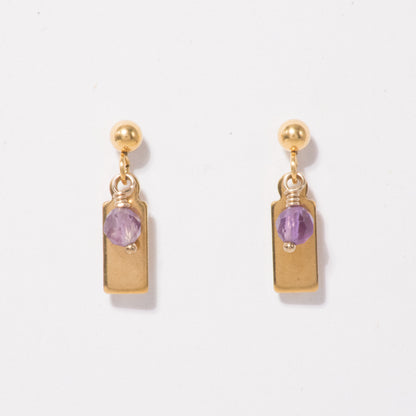 Jervis Birthstone Earrings