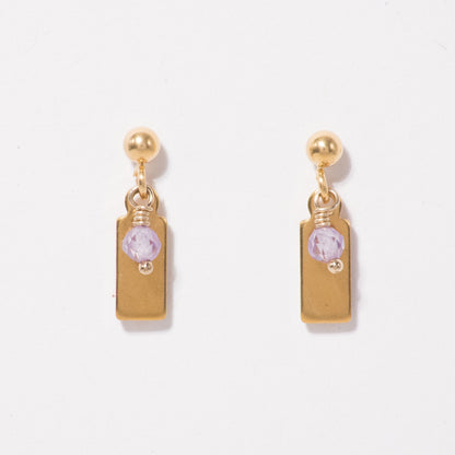 Jervis Birthstone Earrings