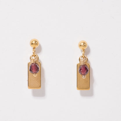 Jervis Birthstone Earrings