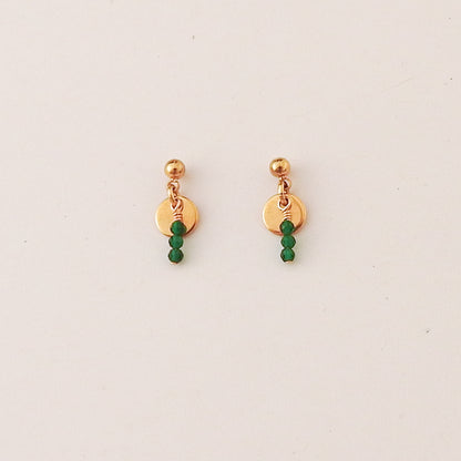 Collier de pierres de naissance en galets avec pierres naturelles