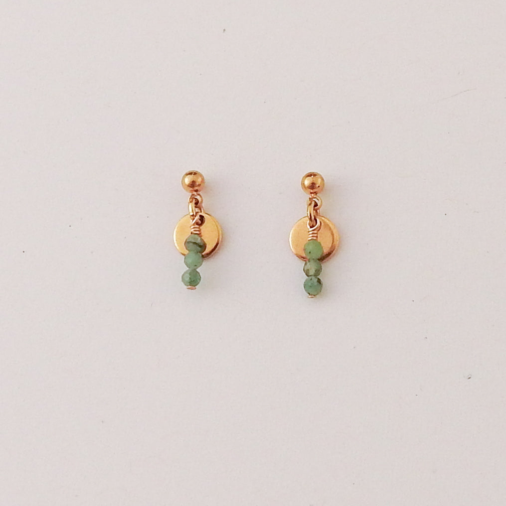 Collier de pierres de naissance en galets avec pierres naturelles