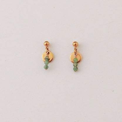 Collier de pierres de naissance en galets avec pierres naturelles