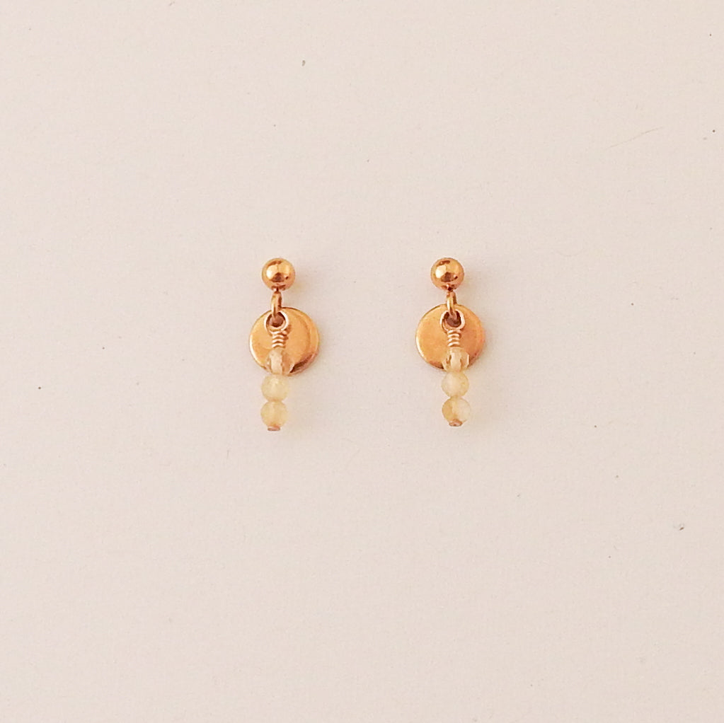 Collier de pierres de naissance en galets avec pierres naturelles