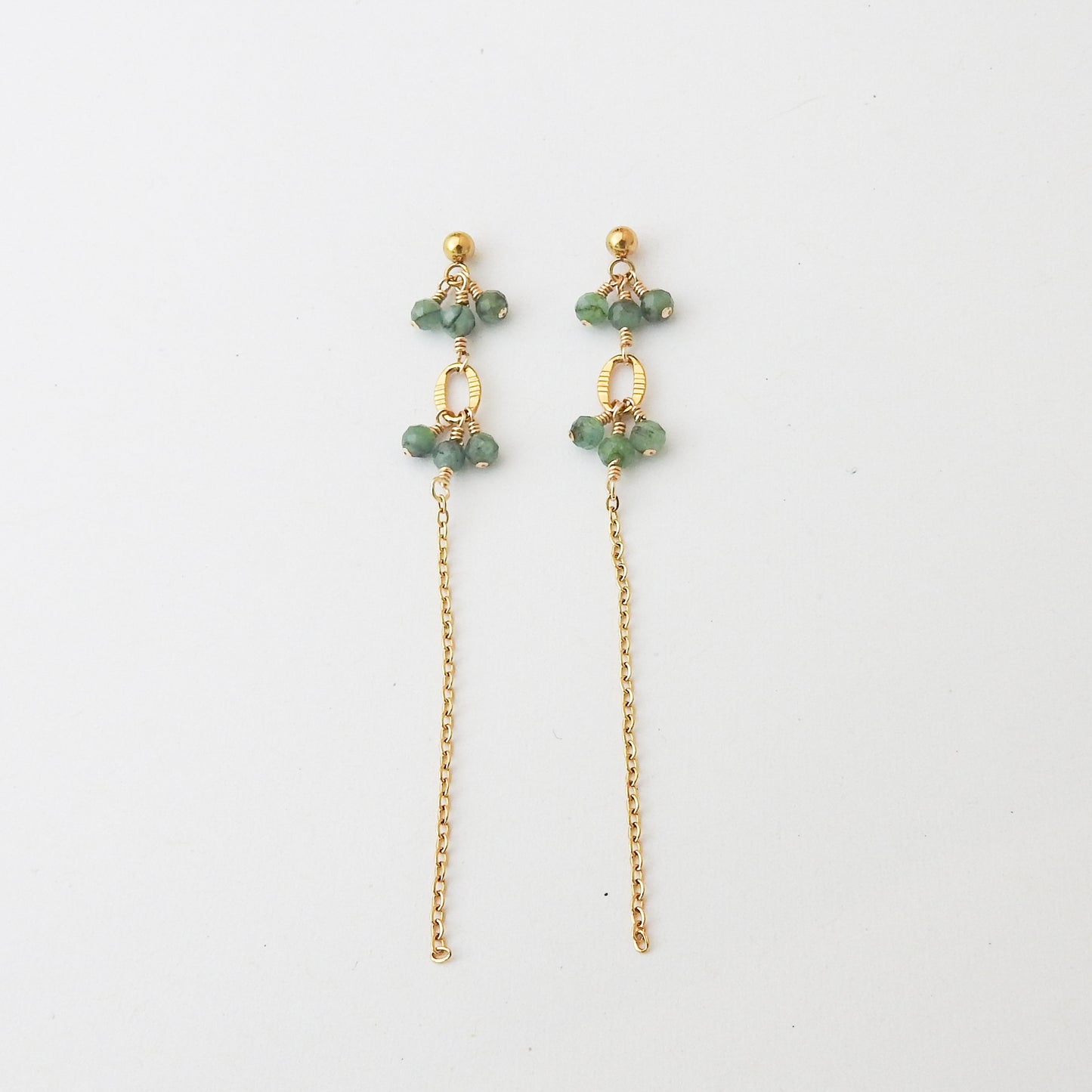 Mitchell Falls Earrings - Emerald