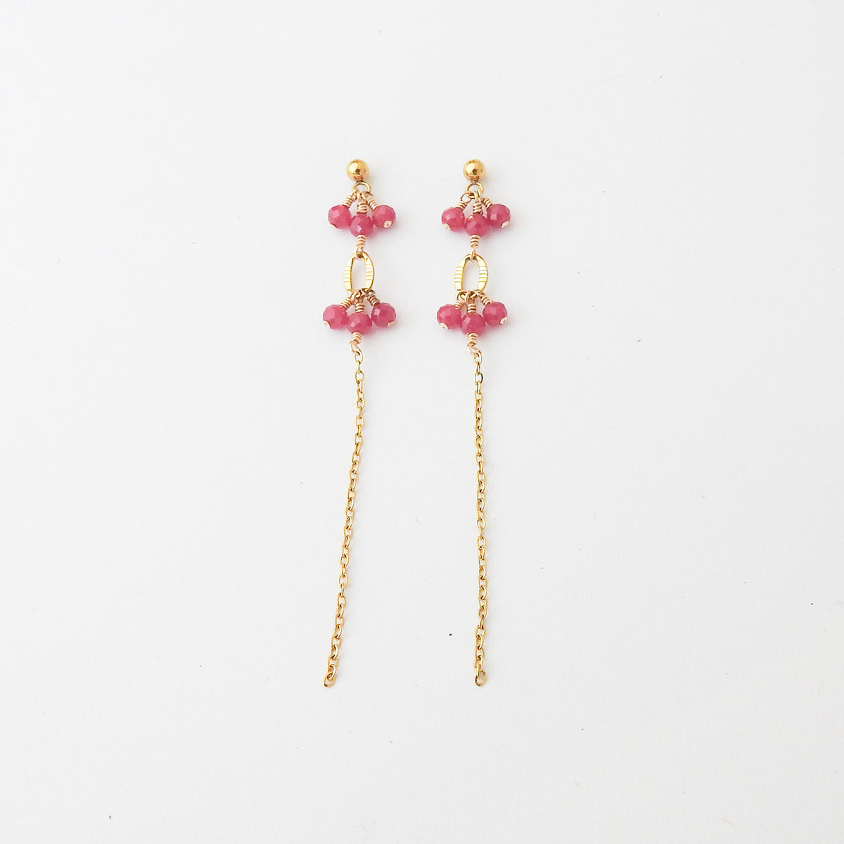 Mitchell Falls Earrings - Ruby