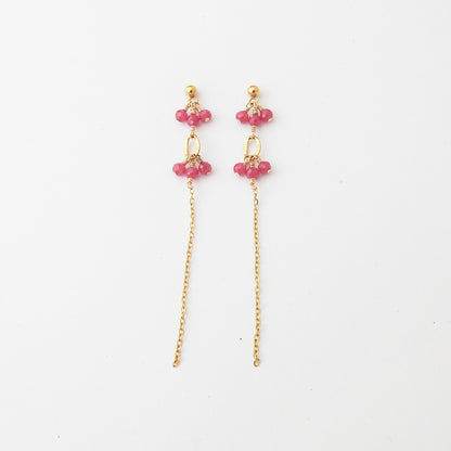 Mitchell Falls Earrings - Ruby