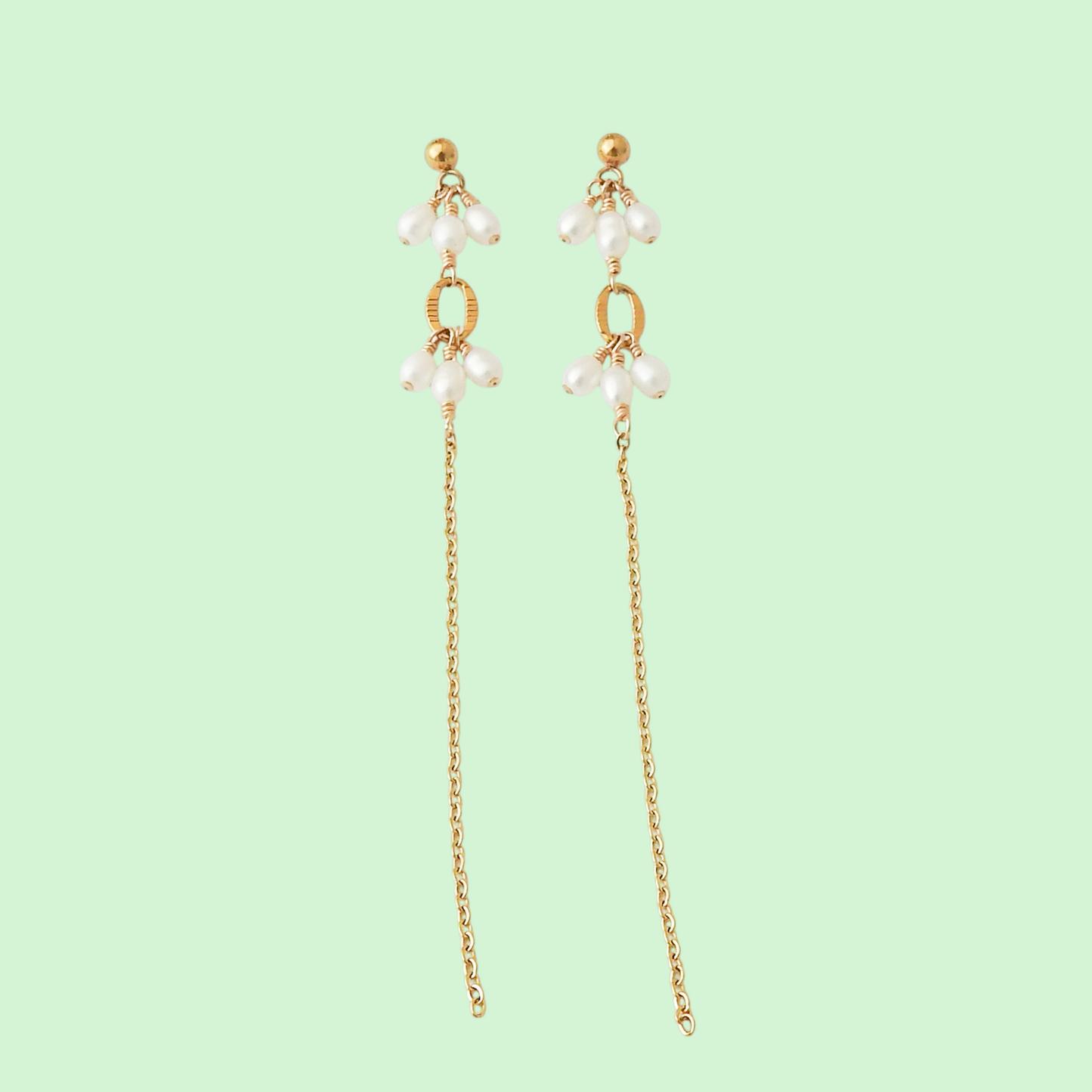 Mitchell Falls Earrings - Pearls