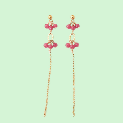 Mitchell Falls Earrings - Ruby