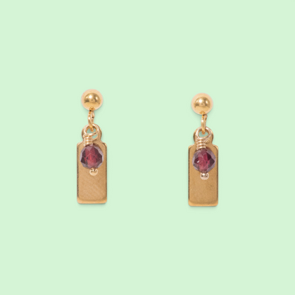 Jervis Birthstone Earrings