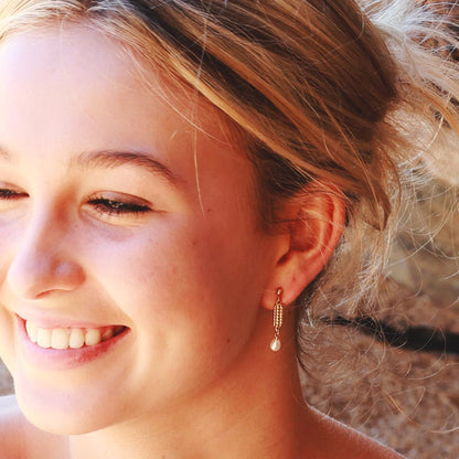 Riverina Earrings With Pearls