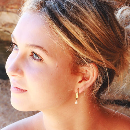 Riverina Earrings With Pearls