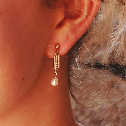 Riverina Earrings With Pearls