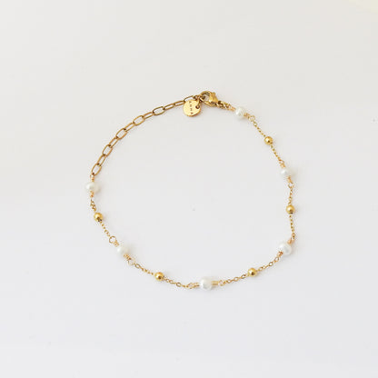 Pebble Birthstone Anklet