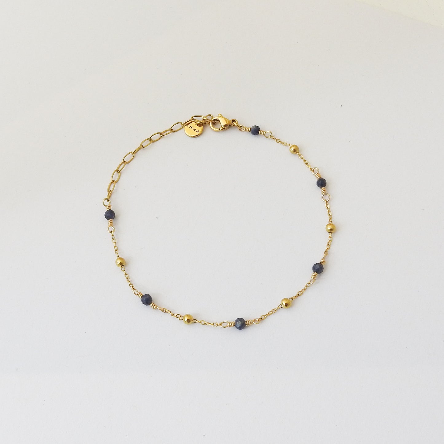 Pebble Birthstone Anklet