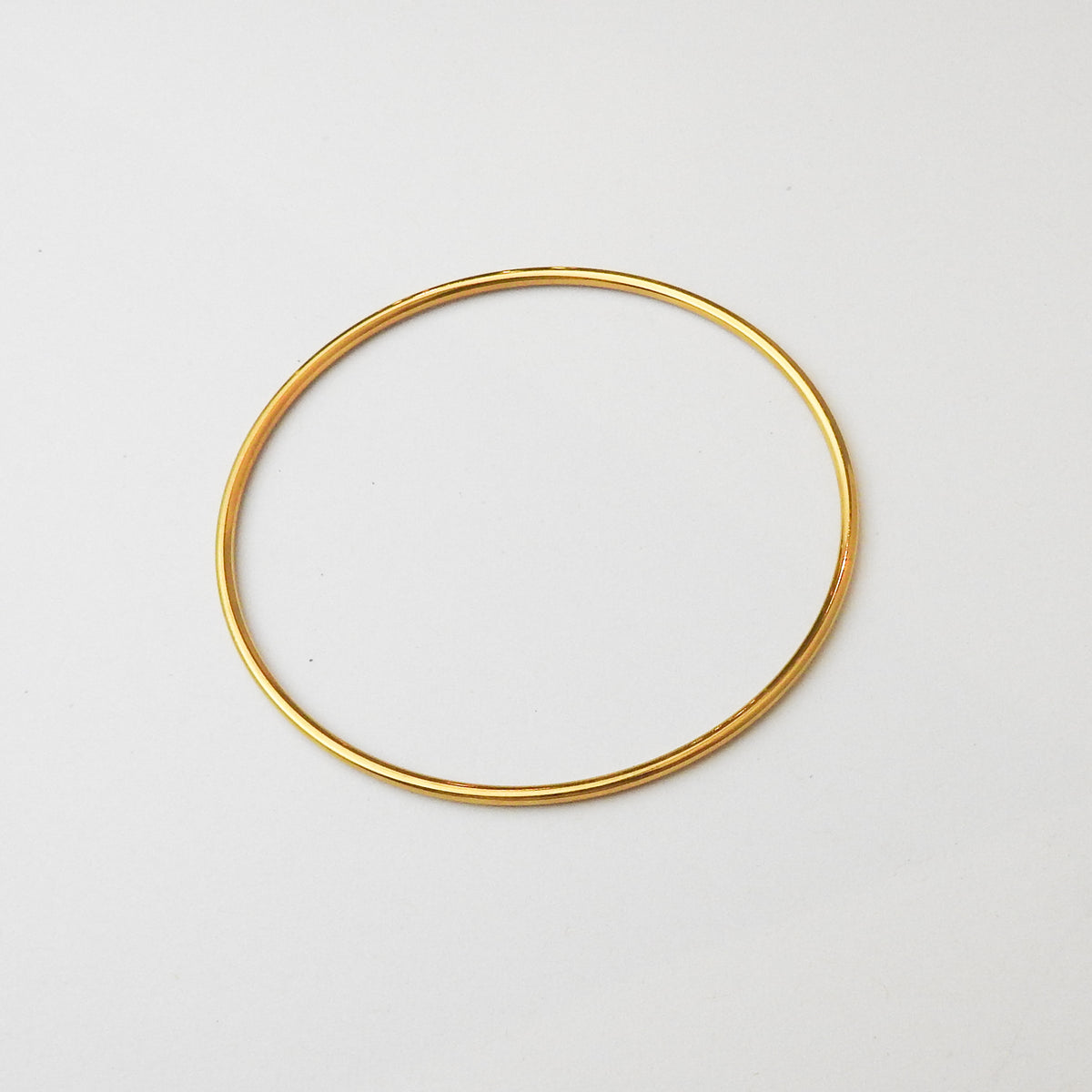 Plain Gold Bangle - 2mm