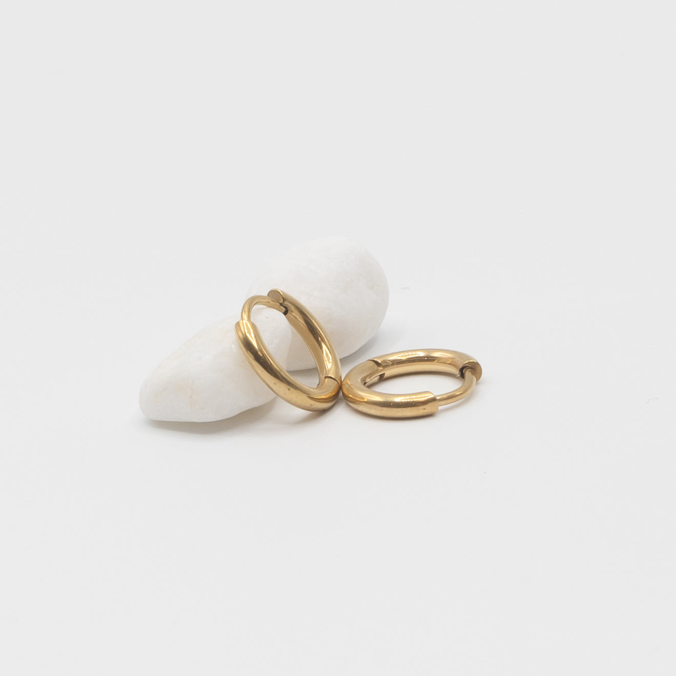Plain Gold Hoops