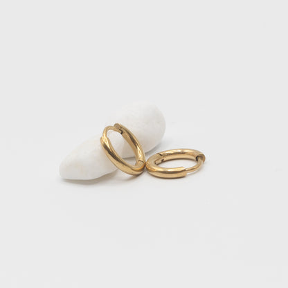 Plain Gold Hoops