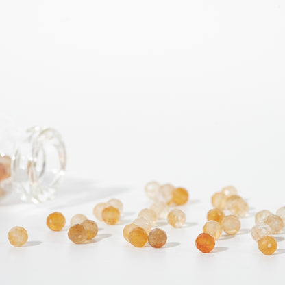 Pendientes de aro con 3 piedras de nacimiento