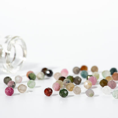 Pendientes de aro con 3 piedras de nacimiento