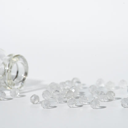 Pendientes de aro con 3 piedras de nacimiento