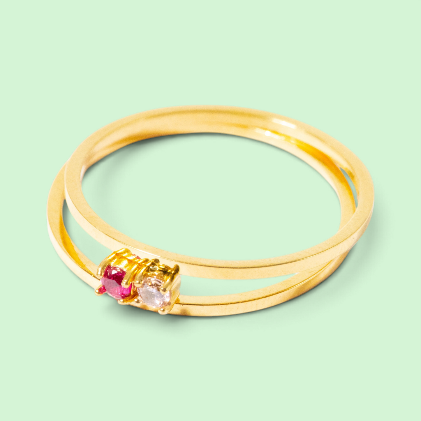 Collier de pierres de naissance en galets avec pierres naturelles