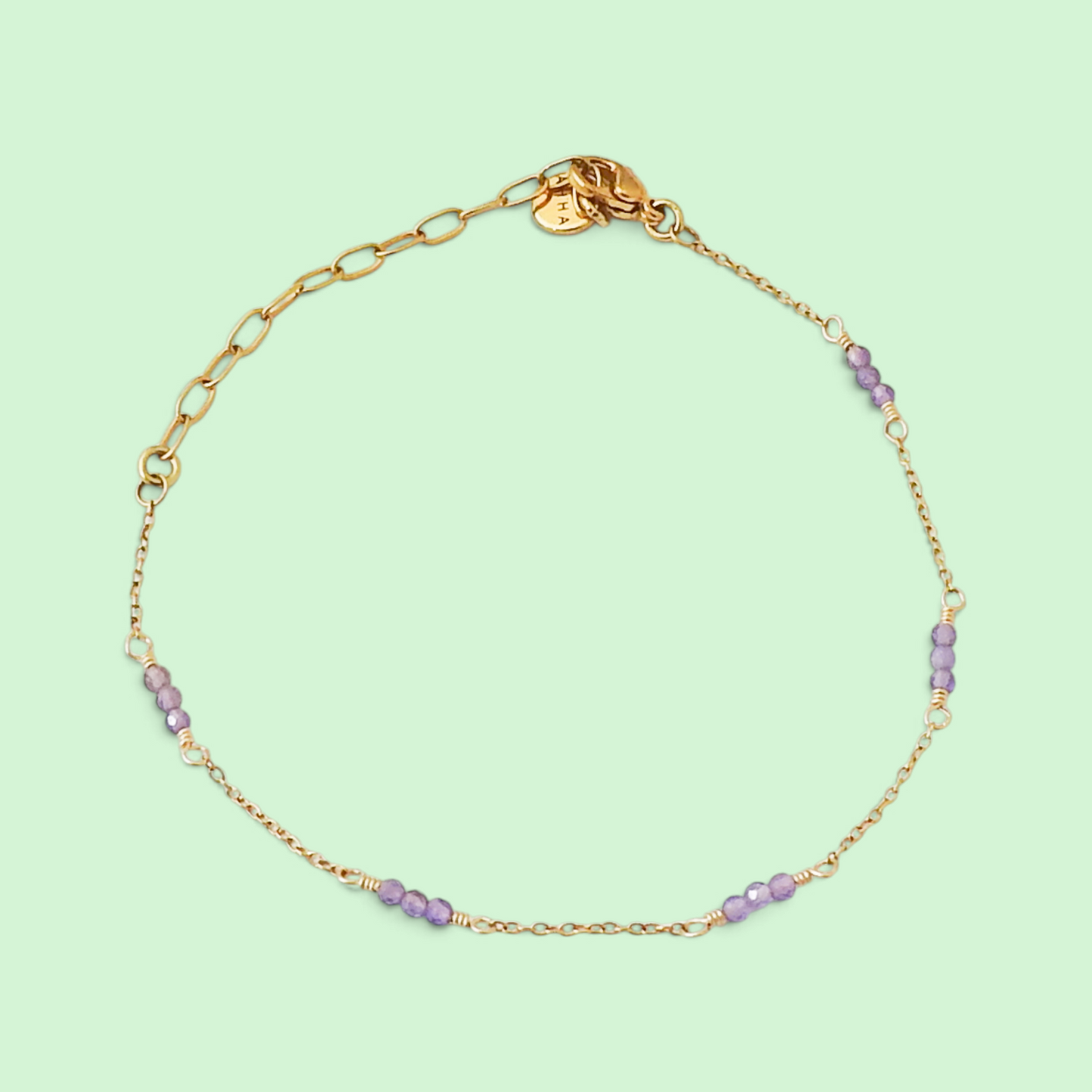 Triplet Falls Birthstone Bracelet
